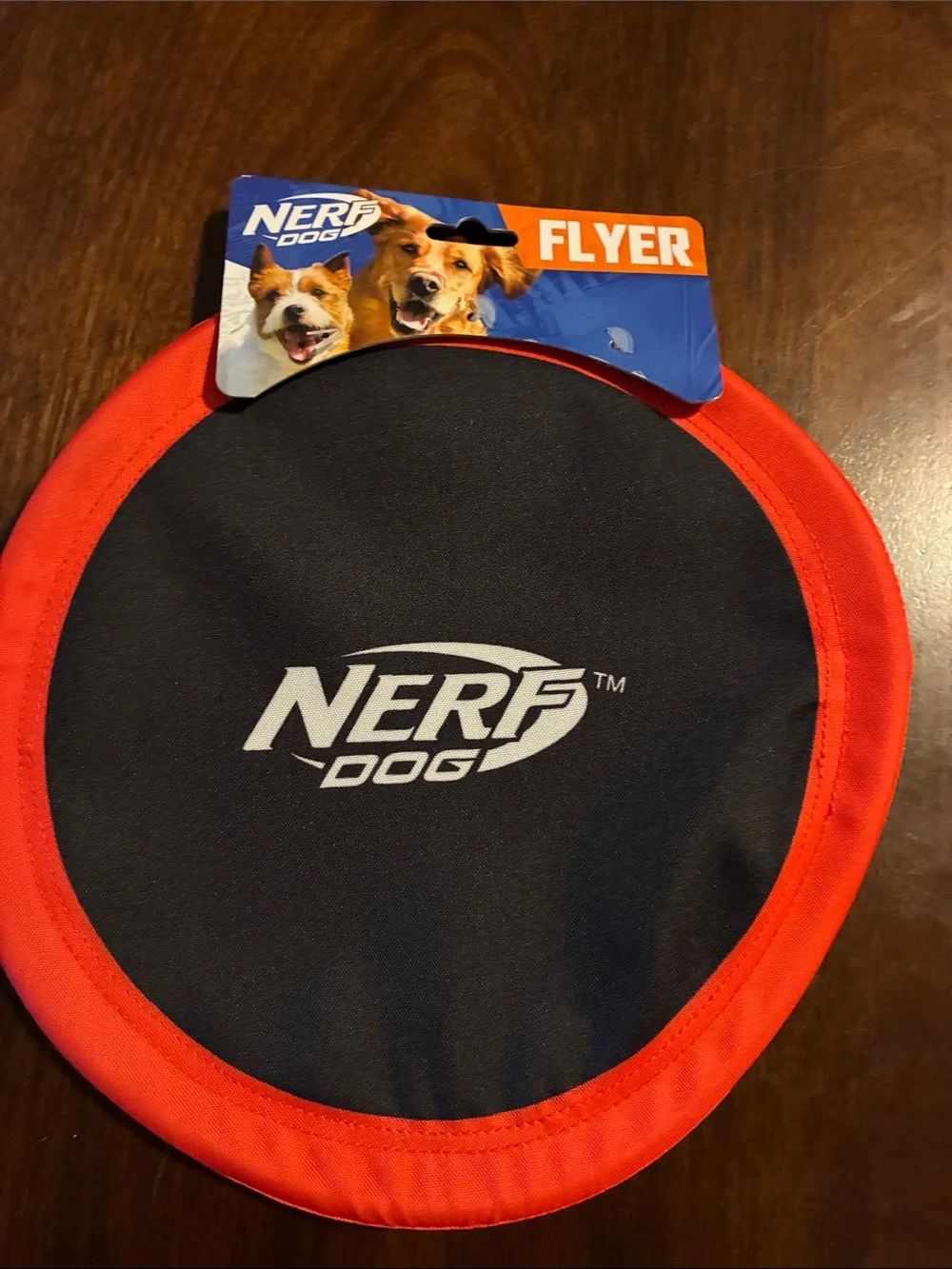 Nerf Dog Black and Red Flyer
